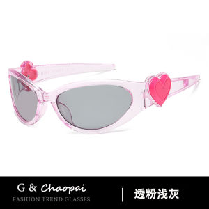 Jennie Joint Name Jelly Candy Pink Cycling Glasses Womens Sunglasses Y2g Millennium Style UV-Proof Sunglasses Men
