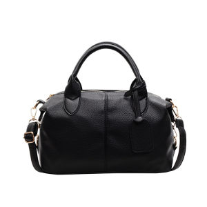 Leacat Single shoulder bag soft leather retro solid color texture casual crossbody bag large capacity versatile travel and commuting bag