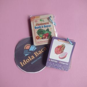 Flashcard Ring Premium Anak Profesi - Transportasi - Abjad BM