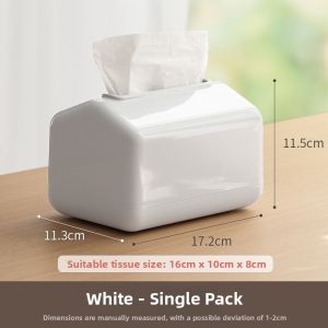 LANJIAOLUO | New 2026 Spring Loaded Multi-functional Remote Control Storage Tissue Box