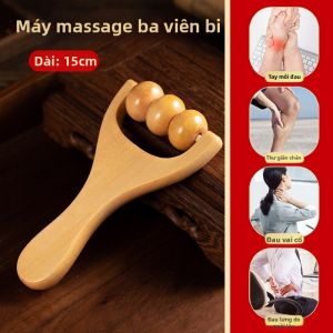 Ghế Mát Xa Gỗ Cầm Tay Lò Xo Lăn Đầu Gối Cổ Mông Đồ Dùng Chăm Sóc Sức Khỏe Tại Nhà Đồ Dùng Làm Đẹp Cơ Thể