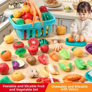 QU RAN | Cuttable and Peeling Educational Fruit & Vegetable Toy