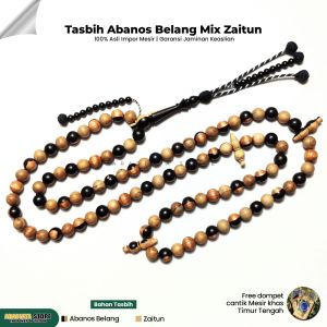 Tasbih Zaitun Mix Abanos Selang Seling