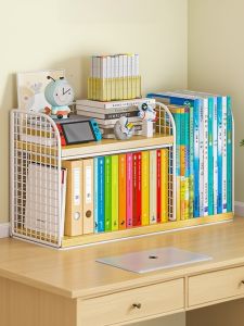 Office Desk Book Storage Rack Childrens Picture Book Organizer Shelf Desktop Multi-layer Storage Shelf Home Library Rack