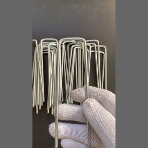 50 ชิ้น หมุดยึด / แผ่นยางพลาสติก หมุดยึดผ้าคลุมวัชพืช, หมุดยึดผ้าคลุมดิน