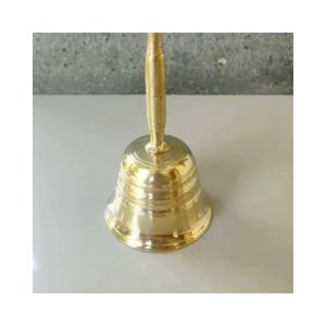 Bel Lonceng Klintingan Kuningan Es Tangkai Panjang No 1 Murah 13cm