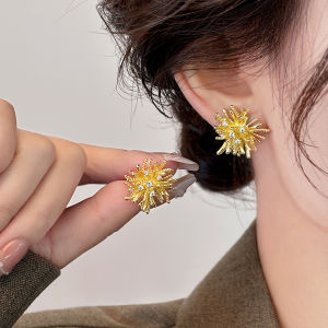 YICAN | Golden Sparkling Firework Earrings