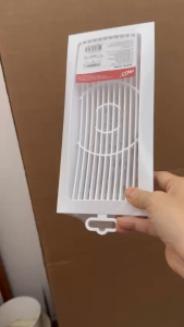 Cửa gió NHỰA chữ nhật + cổ gắn ống Era - RSF - Hàng Nhập Khẩu