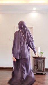 Najjah Mini Maryam Mini Telekung Tangan Telekung Umrah Travel Haji Mini Telekung Tidak Mudah Kedut