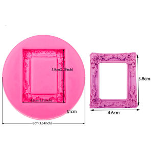 Platinum grade odorless Silicone Molds Halloween and Christmas photo frame Fondant Mould Chocolate Mould Cake Decorating Tool