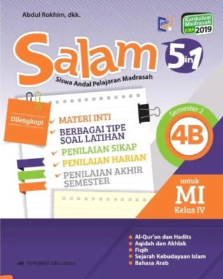 buku Salam 5in1 4B untuk MI kelas 4 Erlangga