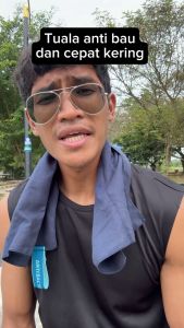 ✅*LMK【Ultifresh】Anti bacterial Quick dry bath towel / sports towel - Nylon Chinlon + Polyester UBTW USTW│@LMK APPAREL