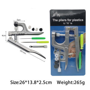 Alat Press Kancing Jepret Snap Faster Plastic Pliers Snap Button Pliers Tang Alat Pasang Press Kancing Jepret Plastik