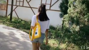 Tas Selempang Kanvas Warna Wanita Remaja Sekolah Woman Tote Canvas Bag JOFTC32