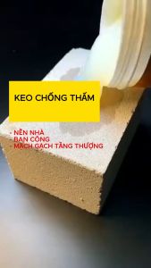 Keo Chống Thấm Trong Suốt Chống Rò Rỉ Mái Nhà Tường Ngoài Cao Cấp Keo Epoxy chống giột lọ 300 gr