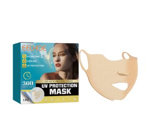 Eelhoe 3D bảo vệ khỏi tia UV Mặt Nạ Ngoài Trời Mặt Nạ Gel Kem Chống Nắng Mặt Nạ Kem Chống Nắng Mặt Vá Cho Golf bảo vệ khỏi tia UV Thể Thao đi xe đạp thoáng khí dưỡng ẩm dùng cho mặt Mặt Nạ Mềm Có Thể Điều Chỉnh chống tia cực tím