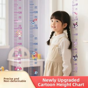 NAIFUNA | Wall Friendly Transparent Height Measuring Sticker