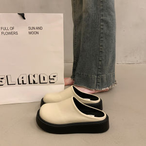 MIFULIAN | Thick Sole Leather Loafers Slip On