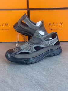 Korean Fashion Sports Sandals For Men: Summer Breathable Beach Shoes & Thick Bottom Outdoor Hiking Casual Shoes