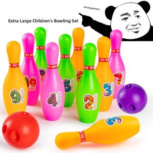 Luminous Bowling Set for Children Indoor Outdoor Baby Ball Games Parent Child Interaction Kindergarten Toy Educational Equipment