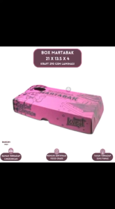 Dus Martabak Telor Box Martabak Kardus Martabak (Isi 10 Pcs / B40K291)