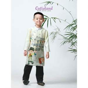 Cutieland - Áo Dài bé trai Anh Em