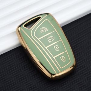 Ốp Bảo Vệ Chìa Khóa Điều Khiển Từ Xa TPU Cho Xe Sedan Hyundai Grandeur HG Genesis G80 Santa Fe 3DM Grand SantaFe IX45 EQUUS Azera