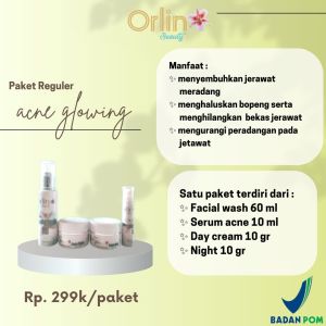 paket acne glowing orlin beauty