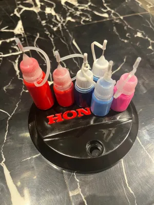 สีหยอดแคร้ง หยอดโลโก้ สี2kแห้งไว ขนาด5ml 10ml ใช่งานง่าย