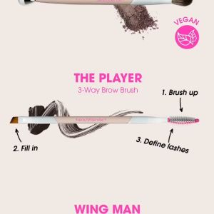 Beautyblender The Player 3-Way Brow Brush