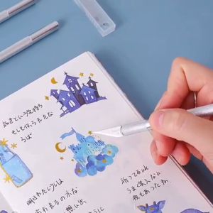 Dao điêu khắc DIY dao trổ cán bạc Dao giấy dán tường nghệ thuật sắc nét kèm 5 lưỡi dự phòng-NIEVE