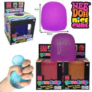 Schylling NeeDoh Mini Candy Maltose Pinching Toy Soft Skin Friendly Sensory Stress Relief Fidget Tool