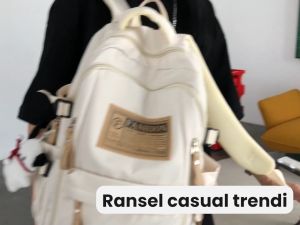 Techdoo Tas Ransel Pria Wanita Punggung Sekolah Ransel Laptop Daily Ransel Travel  Tas Sekolah Kuliah Kerja 2023 TR426