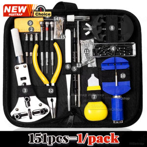 New 151pcs 1set Professional for Watchmaker Watch Repair Tools KitCase Remover Opener Bar SetConvenience Clock Repairing Tool