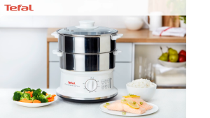 Tefal Stainless Steel Convenient Steamer - VC1451