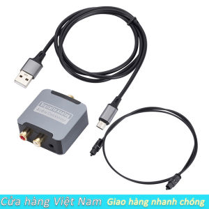 BỘ CHUYỂN ĐỔI ÂM THANH QUANG HỌC SANG AV (TIẾNG TO) MODEL 2023 Với cáp quang 1M