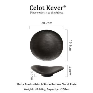 Ceramic Irregular Plate/Serving Bowl