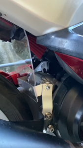 CARB COVER  FOR MIO I 125 CLEAR/BLACK