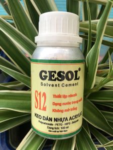Keo dán mica trong không khói khô nhanh đồ thủ công sáng tạo lọ nhôm 100ml