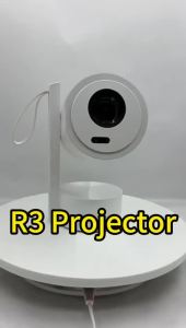 Lonaisci R3 Projector 500ANSI Bright Auto 4-Point Keystone 8K Decoding 270° Rotate Stand Projector One Tap Phone Cast!