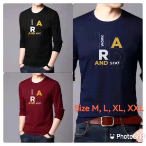 Bisa COD Sweater Keren Crewneck Elegan Kaos Pria Trendy Sweatshirt Kasual Sweter Cowok Baju Humble