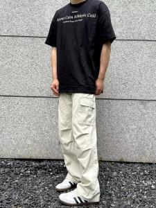 Ooxglab White Cargo Pants Mens Summer Thin American Paratrooper Pants Cleanfit Logging Straight-Leg Pants