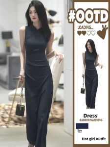NINGXI | Summer Traditional Style Chinese Cheongsam Long Dress