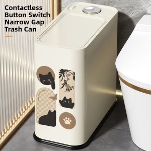 YINSHANG | Narrow Space-Fit Large Capacity Push-Top Trash Bin