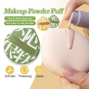 Triangle Square Cosmetic Puff Dry Wet Usable Soft Air Cushion Powder Foundation Portable Sponge Cotton Washable Women Makeup Puff Beauty Tool