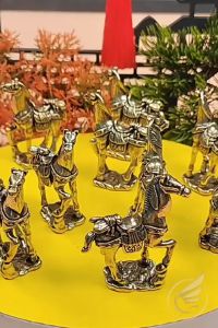 Decor Mini Trang Trí Phong Thủy Tượng Ngựa Cõng Ve Sầu Tượng Tuổi Ngọ Tượng Đồng Nhỏ 12 Con Giáp - Đồ Đồng Thuận Tâm