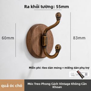INNDUN | Giá Treo Tường Gỗ Cổ Điển