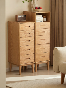 YUANSHI YUANSU | Solid Wood Scandinavian Five-drawer Chest
