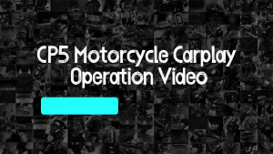 VSYS Wireless Carplay & Android Auto support Navigation Motorcycle Dash Cam CP5