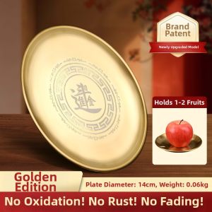 SHANYANG | Gold Stainless Steel Incense Ash Catcher Offering Tray